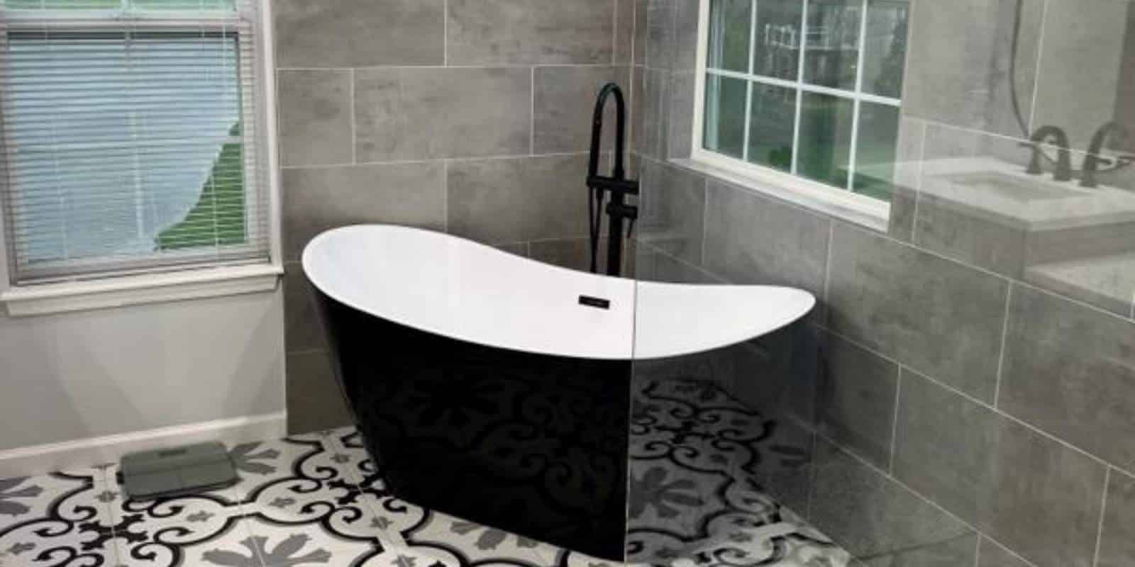 bathtub installation in fishers in bathroom design