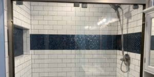 modern bathroom tile layout remodel design