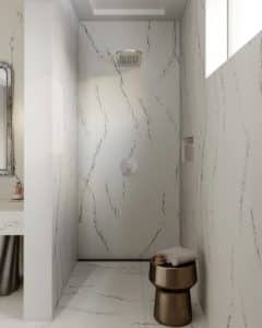 Cambria quartz shower 1