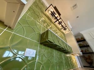 3D kitchen backsplash