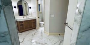 ceramic tile bathroom floor modern design