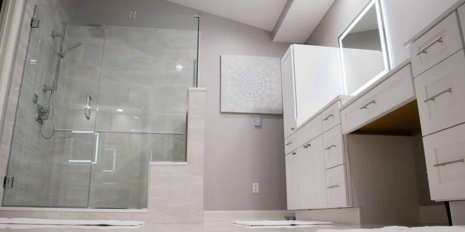 best bathroom flooring tile waterproof shower installation