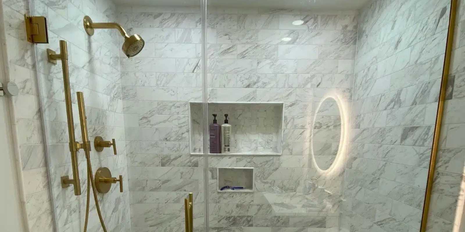 shower remodel in indiana installation process